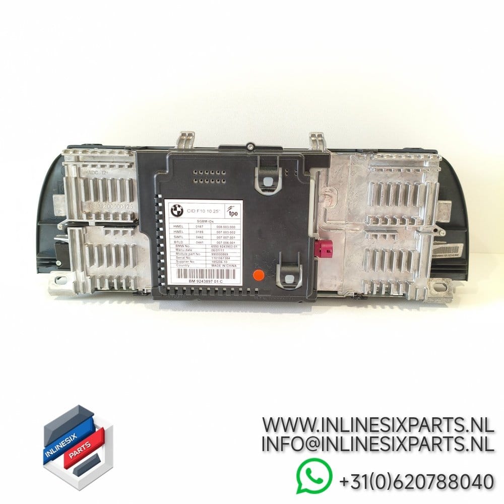 BMW F10/F11 Scherm 10,25 inch CIC OEM - Afbeelding 4