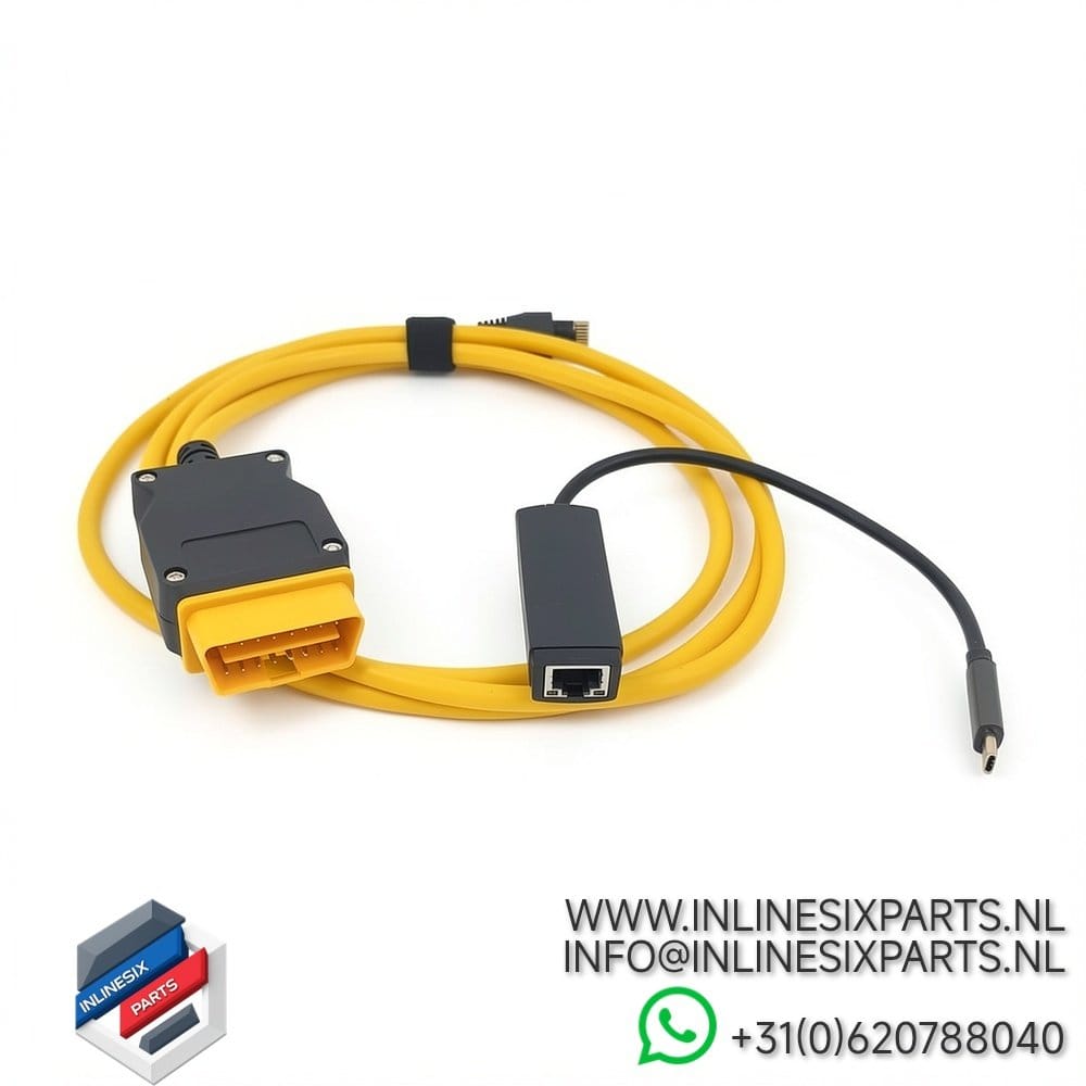OBD2 Enet kabel RJ45 inclusief adapter naar USB-C - Afbeelding 2