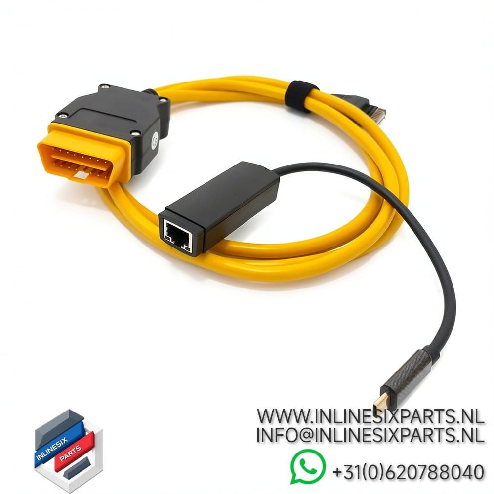 OBD2 Enet kabel RJ45 inclusief adapter naar USB-C